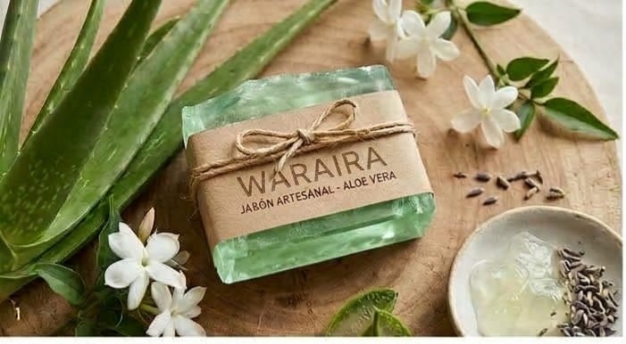 Jabón artesanal de Aloe Vera